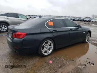 2013 BMW 5 Series 535i xDrive with VIN WBAFU7C58DDU74451, listed as a Copart auction lot 49048544 with 87,021 mi miles and Salvage Title. Bid and sale history available at carsss.com. Image 3.