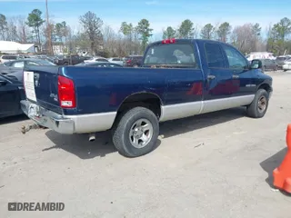 2005 Dodge Ram 1500 SLT with VIN 1D7HU18N05J592925, listed as a IAAI auction lot 41768555 with 264,523 mi miles. Bid and sale history available at carsss.com. Image 4.