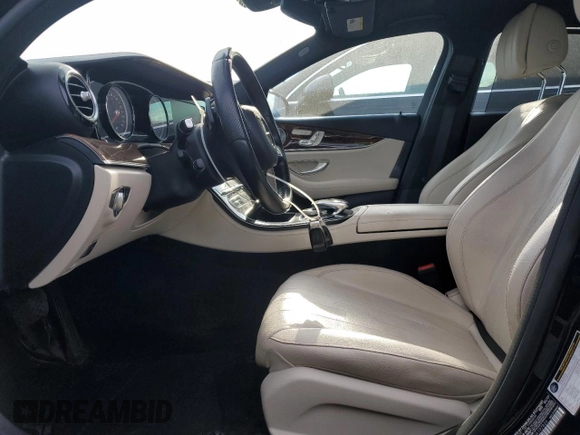 2017 Mercedes-Benz E-Class E 400 Luxury with VIN WDDZH6GB4HA197826, listed as a Copart auction lot 82554174 with 92,824 mi miles and Salvage Title. Bid and sale history available at carsss.com. Image 7.