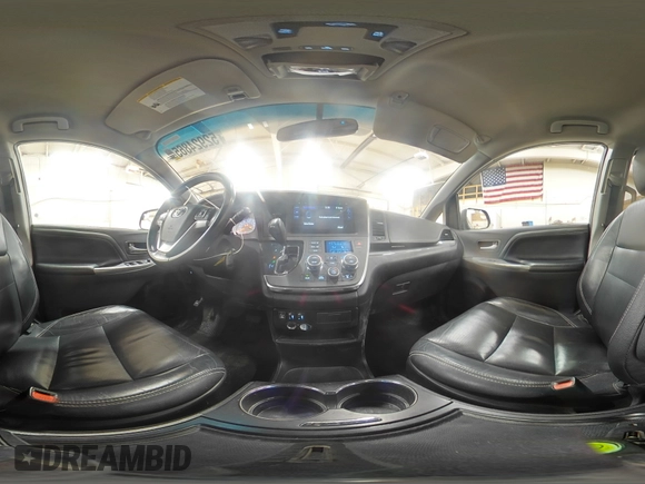 2017 Toyota Sienna SE with VIN 5TDXZ3DC2HS816940, listed as a Copart auction lot 52924865 with 205,900 mi miles and Salvage Title. Bid and sale history available at carsss.com. Image 14.