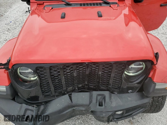 2022 Jeep Gladiator Texas Trail with VIN 1C6HJTAG9NL170836, listed as a Copart auction lot 43064695 with 46,176 mi miles and Salvage Title. Bid and sale history available at carsss.com. Image 13.