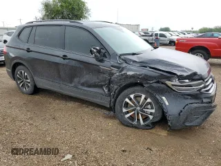 2023 Volkswagen Tiguan S with VIN 3VVRB7AX0PM038326, listed as a Copart auction lot 56350825 with 50,013 mi miles and Salvage title. Bid and sale history available at DreamBid. Image 4.