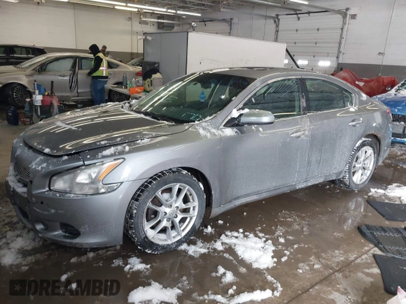 2009 Nissan Maxima SV with VIN 1N4AA51EX9C822461, listed as a IAAI auction lot 41597127 with 106,285 mi miles and . Bid and sale history available at DreamBid. Image 2.
