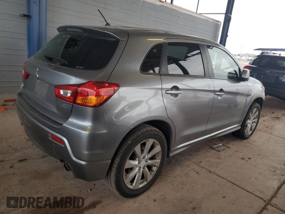 2012 Mitsubishi Outlander SE with VIN JA4AR4AU4CZ009281, listed as a Copart auction lot 51175805 with 161,276 mi miles and Salvage title. Bid and sale history available at DreamBid. Image 3.