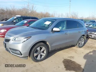 2016 Acura MDX with VIN 5FRYD4H25GB062542, listed as a IAAI auction lot 41720963 with 133,711 mi miles. Bid and sale history available at carsss.com. Image 2.