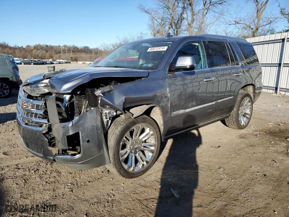 2020 Cadillac Escalade Premium Luxury with VIN 1GYS4CKJ2LR263492, listed as a Copart auction lot 80072974 with 42,178 mi miles and Salvage Title. Bid and sale history available at carsss.com. Image 1.