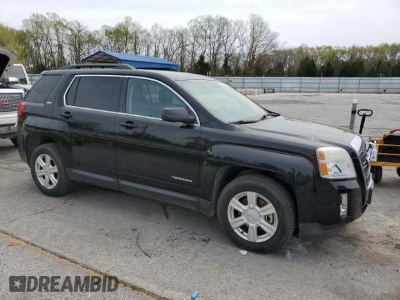 2015 GMC Terrain SLT with VIN 2GKFLXEK4F6205068, listed as a Copart auction lot 53741175 with 108,012 mi miles and Salvage title. Bid and sale history available at DreamBid. Image 4.