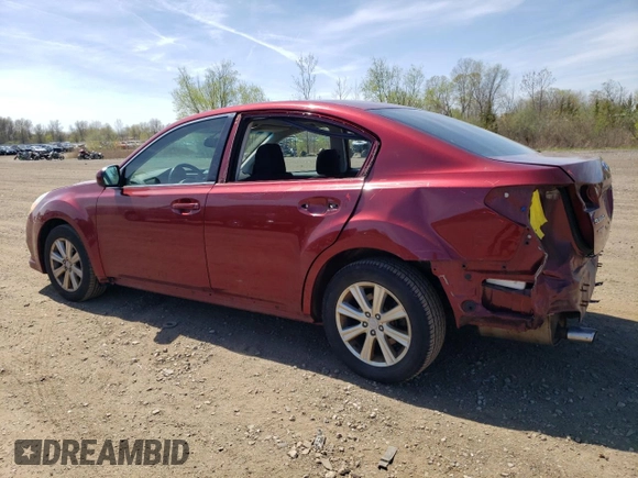 2012 Subaru Legacy 2.5i Premium with VIN 4S3BMCG62C3003056, listed as a Copart auction lot 54198665 with 123,545 mi miles and Salvage Title. Bid and sale history available at carsss.com. Image 2.