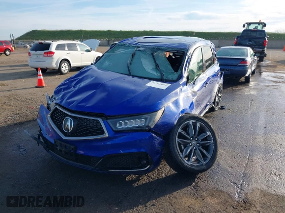 2019 Acura MDX w/Technology/A-Spec Pkg with VIN 5J8YD4H06KL028312, listed as a IAAI auction lot 41762000 with 1 mi miles. Bid and sale history available at carsss.com. Image 6.