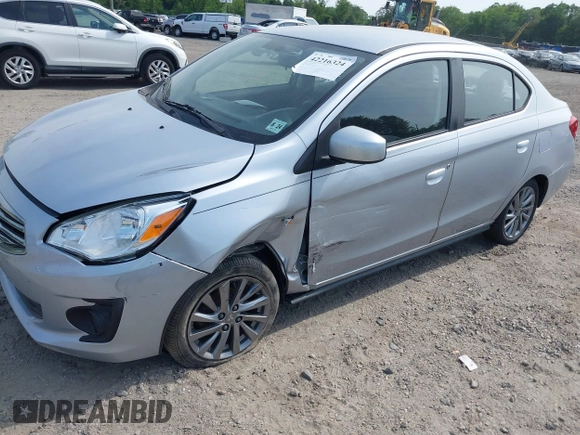 2019 Mitsubishi Mirage ES z VIN ML32F3FJ0KHF00792, wystawiony jako IAAI lot #42216324 z przebiegiem 83 341 mil mil oraz . Historia ofert i sprzedaży dostępna na DreamBid. Obrazek 2.