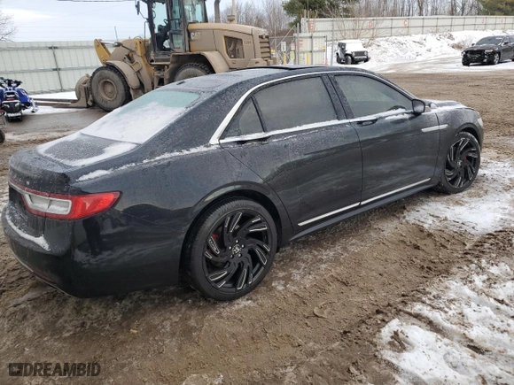 2017 Lincoln Continental Reserve with VIN 1LN6L9NP0H5623821, listed as a Copart auction lot 87847225 with 139,219 mi miles and Salvage Title. Bid and sale history available at carsss.com. Image 3.