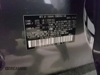 2025 Subaru Outback Onyx Edition with VIN 4S4BTALC7S3119415, listed as a Copart auction lot 43218985 with 2,255 mi miles and Salvage Title. Bid and sale history available at carsss.com. Image 15.
