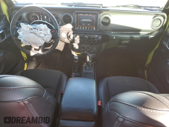 2023 Jeep Wrangler Sport with VIN 1C4HJXDN2PW562603, listed as a Copart auction lot 81111784 with 24,293 mi miles and Salvage Title. Bid and sale history available at DreamBid. Image 8.