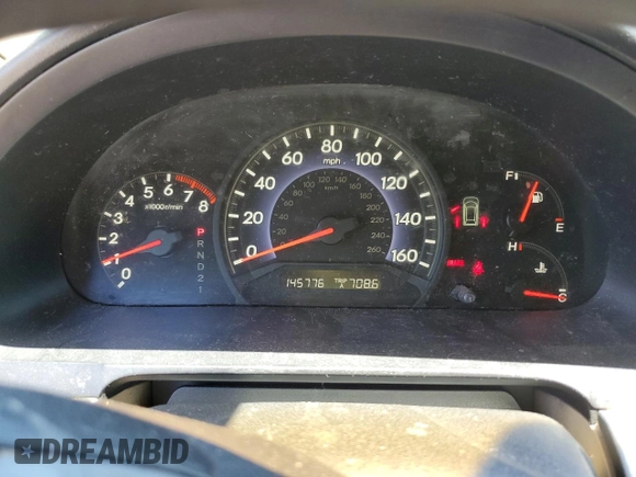 2005 Honda Odyssey EX-L with VIN 5FNRL38625B045152, listed as a Copart auction lot 57633005 with 145,776 mi miles and Salvage title. Bid and sale history available at DreamBid. Image 9.