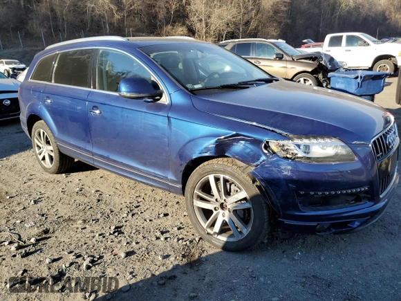 2015 Audi Q7 3.0T Premium Plus with VIN WA1LGAFE4FD027621, listed as a Copart auction lot 72952952 with 74,810 mi miles. Bid and sale history available at carsss.com. Image 4.