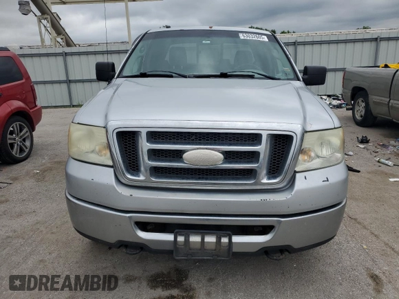 2007 Ford F-150 XLT with VIN 1FTPX14V57FA78156, listed as a Copart auction lot 63032605 with 243,814 mi miles and Salvage title. Bid and sale history available at DreamBid. Image 5.