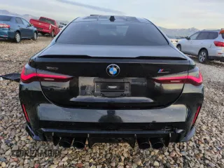 2024 BMW M4 Competition xDrive with VIN WBS43AZ01RCN32279, listed as a Copart auction lot 83444934 with 12,878 mi miles and Salvage Title. Bid and sale history available at carsss.com. Image 6.