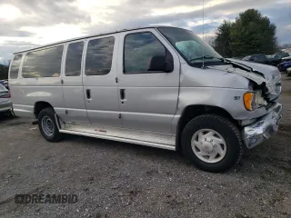 2002 Ford Econoline Passenger XL with VIN 1FBSS31L12HA34583, listed as a Copart auction lot 86967804 with 205,413 mi miles and Salvage title. Bid and sale history available at DreamBid. Image 4.