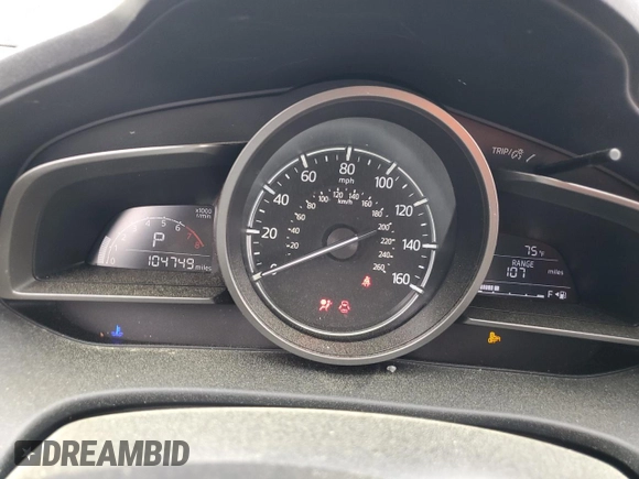 2017 Mazda 3 Touring z VIN JM1BN1L76H1111649, wystawiony jako Copart lot #51713185 z przebiegiem 104 749 mil mil oraz Szkoda całkowita • Salvage title. Historia ofert i sprzedaży dostępna na DreamBid. Obrazek 9.