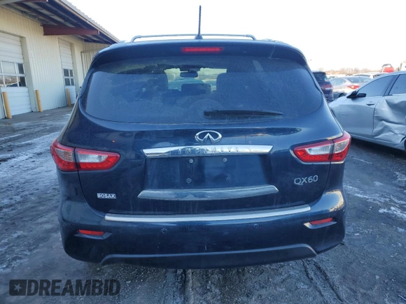2015 Infiniti QX60 with VIN 5N1AL0MM2FC535908, listed as a Copart auction lot 45289025 with 156,539 mi miles and Clean Title. Bid and sale history available at carsss.com. Image 6.