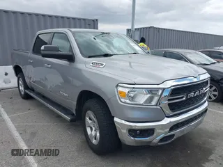 2022 Ram 1500 Big Horn with VIN 1C6SRFFM0NN259536, listed as a IAAI auction lot 42044321 with 49,133 mi miles and . Bid and sale history available at DreamBid. Image 1.