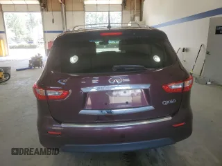 2014 Infiniti QX60 with VIN 5N1AL0MM2EC529623, listed as a Copart auction lot 49823425 with 81,327 mi miles and Salvage Title. Bid and sale history available at DreamBid. Image 6.