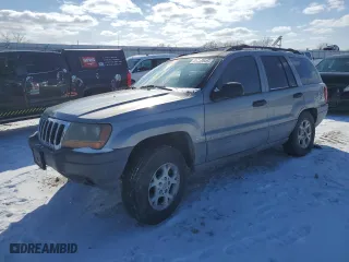 2001 Jeep Grand Cherokee Laredo with VIN 1J4GW48S41C678688, listed as a Copart auction lot 45592645 with 0 mi miles and Salvage Title. Bid and sale history available at carsss.com. Image 1.