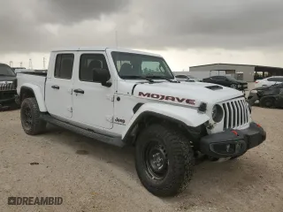 2021 Jeep Gladiator Mojave with VIN 1C6JJTEG3ML621348, listed as a Copart auction lot 48407585 with 20,671 mi miles and Salvage Title. Bid and sale history available at carsss.com. Image 4.