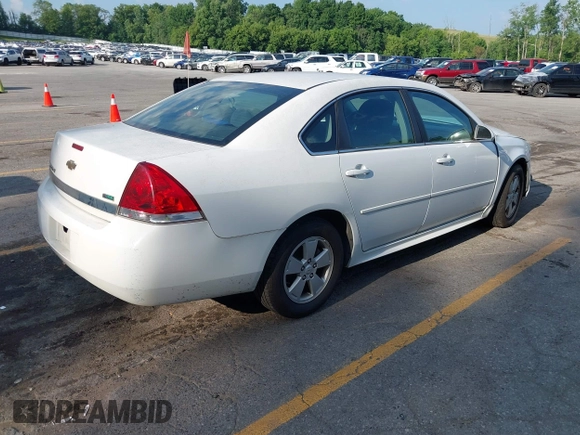 2011 Chevrolet Impala LT Fleet with VIN 2G1WG5EK8B1162844, listed as a IAAI auction lot 42636721 with 174,843 mi miles and . Bid and sale history available at DreamBid. Image 4.