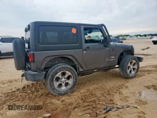 2017 Jeep Wrangler Sahara with VIN 1C4AJWBG4HL670837, listed as a Copart auction lot 60639525 with 153,049 mi miles and Salvage title. Bid and sale history available at DreamBid. Image 3.