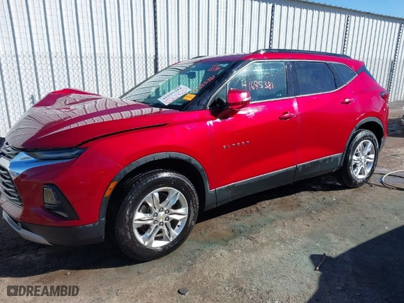 2019 Chevrolet Blazer with VIN 3GNKBBRA4KS586828, listed as a IAAI auction lot 41695381 with 85,032 mi miles. Bid and sale history available at carsss.com. Image 2.