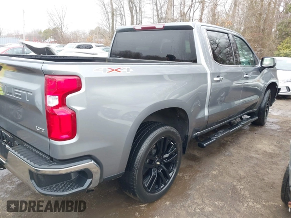2020 Chevrolet Silverado 1500 LTZ with VIN 3GCUYGED6LG197321, listed as a IAAI auction lot 41532844 with 62,105 mi miles and . Bid and sale history available at DreamBid. Image 4.