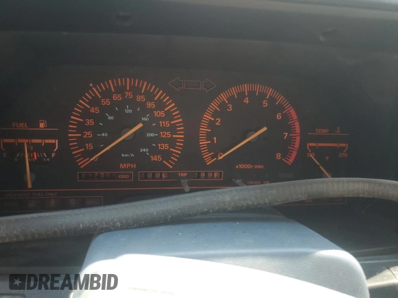 1986 Nissan 300ZX GS z VIN JN1HZ16S2GX095902, wystawiony jako Copart lot #63410585 z przebiegiem 217 539 mil mil oraz Czysty tytuł • Clean title. Historia ofert i sprzedaży dostępna na DreamBid. Obrazek 9.