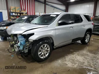 2018 Chevrolet Traverse LS with VIN 1GNERFKW8JJ192948, listed as a Copart auction lot 39680643 with 108,504 mi miles. Bid and sale history available at carsss.com. Image 1.