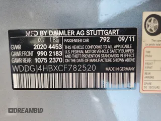 2012 Mercedes-Benz C 250 с VIN WDDGJ4HBXCF782520, выставлен на аукционе Copart как лот 64447245 с пробегом 99 742 миль миль и Списание • Salvage title. История ставок и продаж доступна на DreamBid. Изображение 12.
