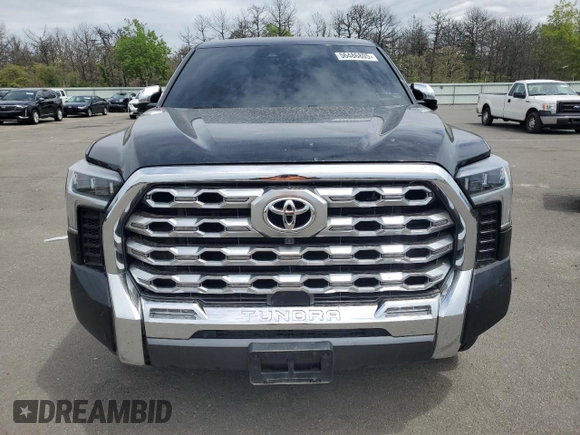 2022 Toyota Tundra 1794 Edition with VIN 5TFMA5DB6NX036927, listed as a Copart auction lot 56486805 with 67,634 mi miles and Salvage title. Bid and sale history available at DreamBid. Image 5.