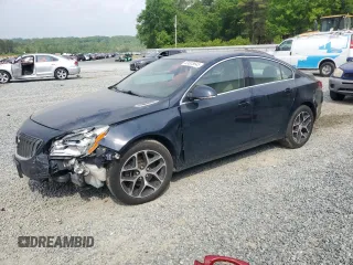 2017 Buick Regal Sport Touring with VIN 2G4GL5EXXH9166547, listed as a Copart auction lot 53605645 with 123,318 mi miles and Salvage title. Bid and sale history available at DreamBid. Image 1.