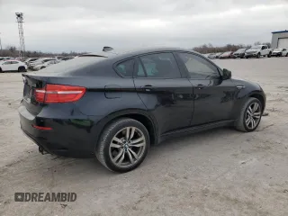 2014 BMW X6 M with VIN 5YMGZ0C56E0C40490, listed as a Copart auction lot 85317174 with 104,630 mi miles and Salvage Title. Bid and sale history available at carsss.com. Image 3.