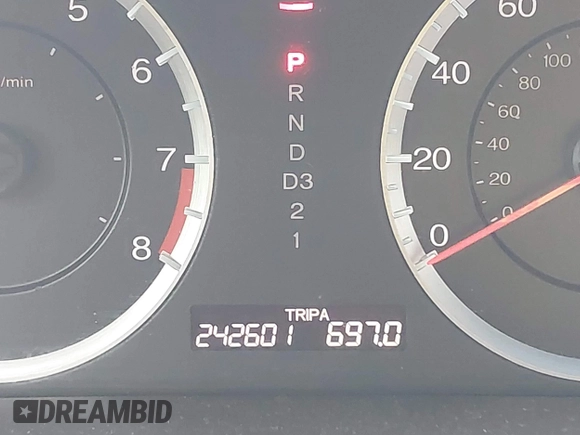 2010 Honda Accord EX z VIN 1HGCP2F71AA166176, wystawiony jako IAAI lot #41909906 z przebiegiem 242 601 mil mil oraz . Historia ofert i sprzedaży dostępna na DreamBid. Obrazek 7.