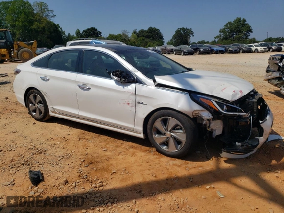 2016 Hyundai Sonata Hybrid Limited with VIN KMHE34L16GA018026, listed as a Copart auction lot 65356313 with 83,016 mi miles. Bid and sale history available at carsss.com. Image 4.