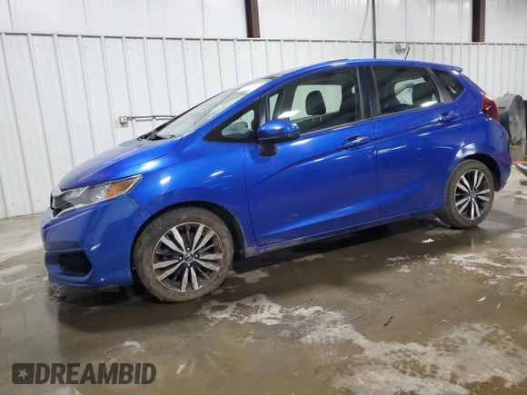 2018 Honda Fit EX with VIN 3HGGK5H81JM728877, listed as a Copart auction lot 57211285 with 53,905 mi miles and Salvage title. Bid and sale history available at DreamBid. Image 1.