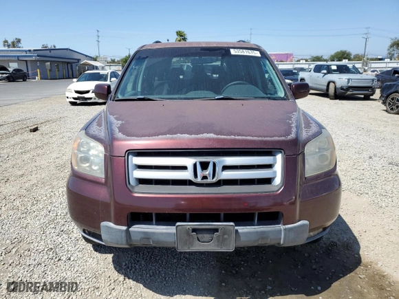 2007 Honda Pilot EX with VIN 5FNYF28497B041940, listed as a Copart auction lot 53581635 with 221,572 mi miles and Clean Title. Bid and sale history available at carsss.com. Image 5.