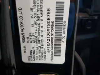 1999 Nissan Maxima GXE z VIN JN1CA21D0XT808755, wystawiony jako Copart lot #49693685 z przebiegiem 63 389 mil mil oraz Szkoda całkowita • Salvage title. Historia ofert i sprzedaży dostępna na DreamBid. Obrazek 12.