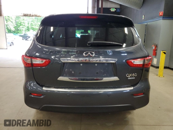 2014 Infiniti QX60 with VIN 5N1AL0MM1EC536756, listed as a Copart auction lot 58070835 with 202,567 mi miles and Clean title. Bid and sale history available at DreamBid. Image 6.
