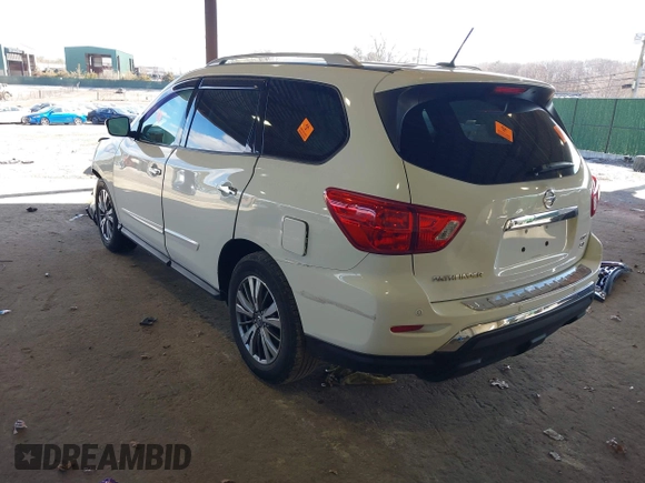 2018 Nissan Pathfinder SL with VIN 5N1DR2MM4JC654432, listed as a IAAI auction lot 41710263 with 67,901 mi miles. Bid and sale history available at carsss.com. Image 3.