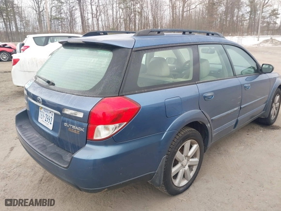 2008 Subaru Outback (Natl) Ltd with VIN 4S4BP62C187317038, listed as a IAAI auction lot 41359525 with 195,535 mi miles. Bid and sale history available at carsss.com. Image 4.