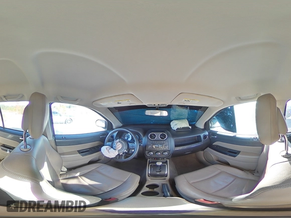 2012 Jeep Compass Latitude with VIN 1C4NJCEA2CD666392, listed as a Copart auction lot 77044444 with 175,283 mi miles and Salvage Title. Bid and sale history available at DreamBid. Image 14.