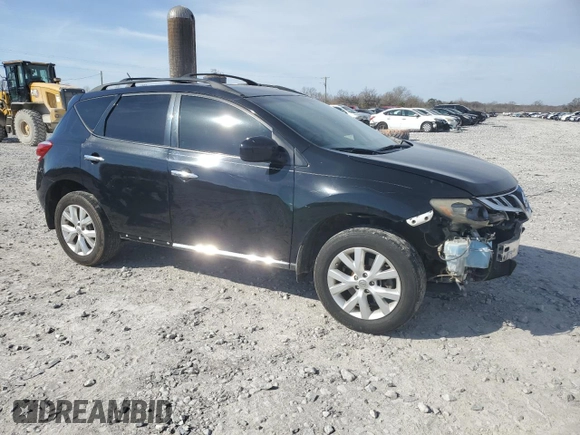 2013 Nissan Murano SL with VIN JN8AZ1MU1DW213236, listed as a Copart auction lot 45717705 with 195,910 mi miles and Salvage Title. Bid and sale history available at carsss.com. Image 4.