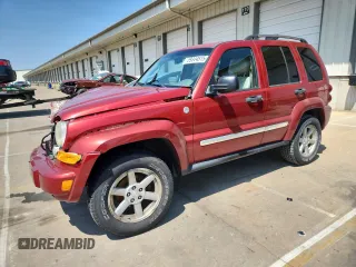 2007 Jeep Liberty Limited with VIN 1J4GL58K17W510903, listed as a Copart auction lot 59344515 with 186,217 mi miles and Salvage title. Bid and sale history available at DreamBid. Image 1.