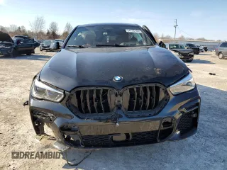 2022 BMW X6 xDrive40i with VIN 5UXCY6C01N9K65807, listed as a Copart auction lot 84708104 with 0 mi miles and Salvage Title. Bid and sale history available at carsss.com. Image 5.